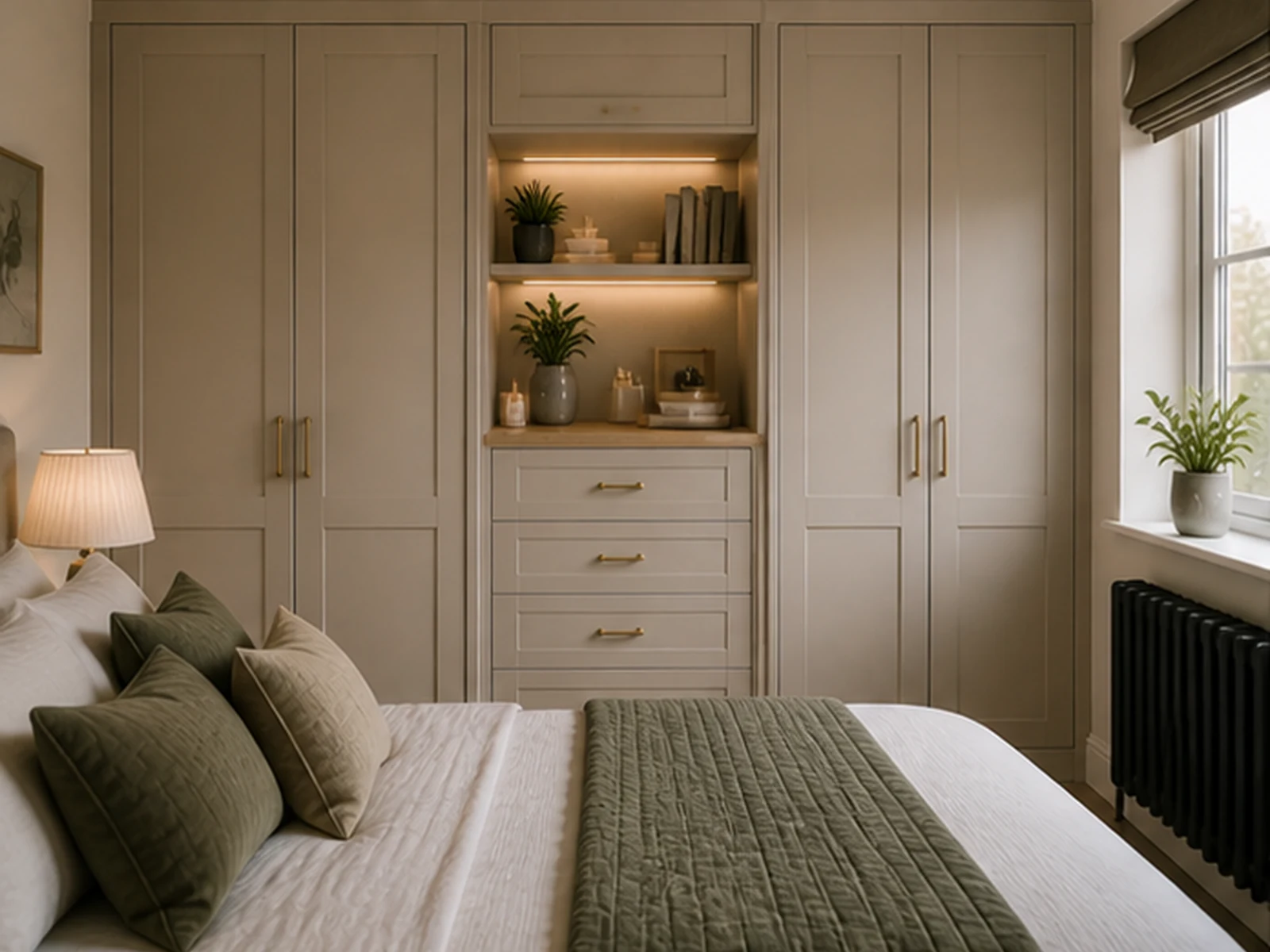 Bedroom fitted storage — alternative angle, representative project style