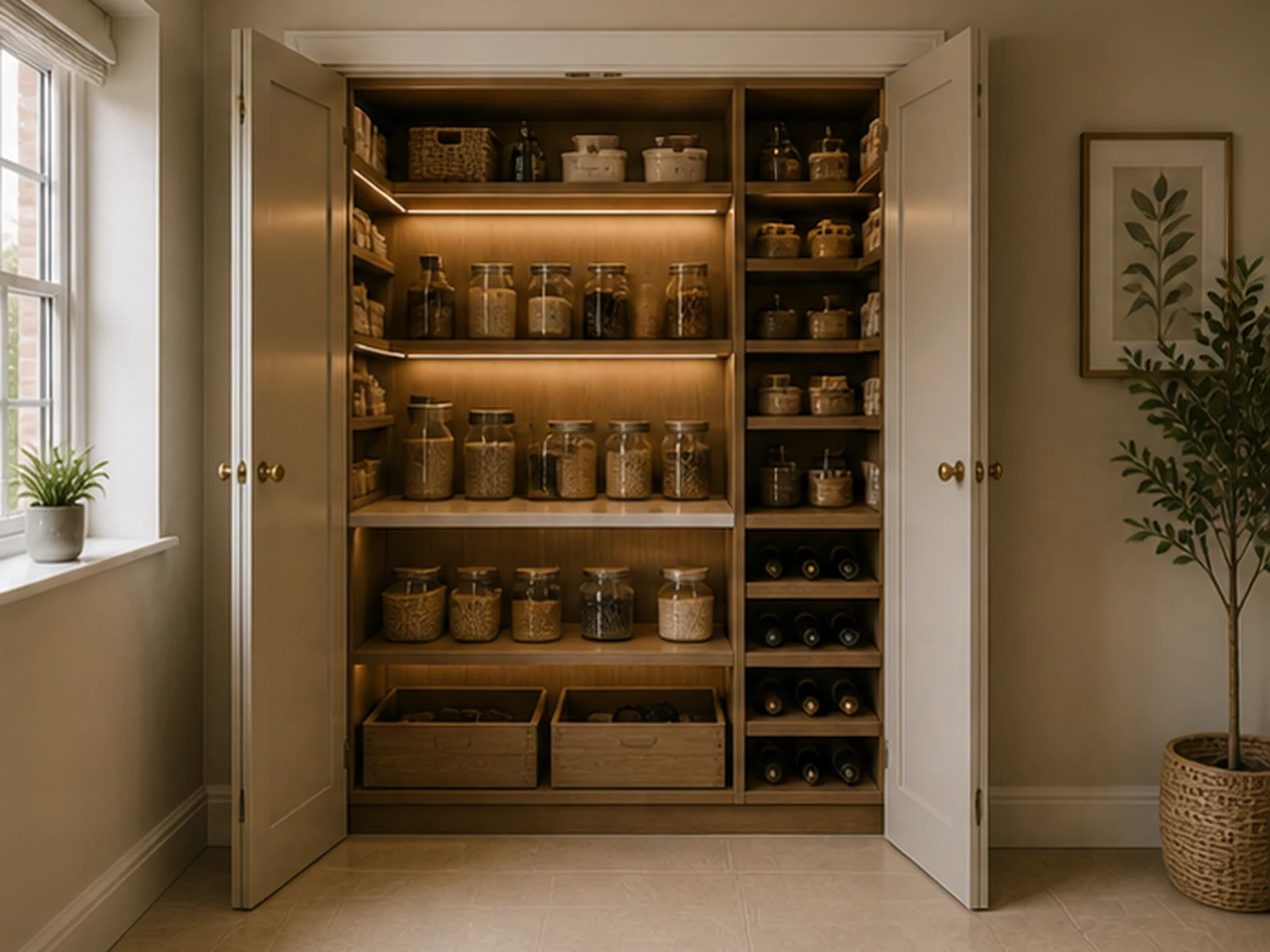 Bespoke pantry fitted storage — design-led imagery