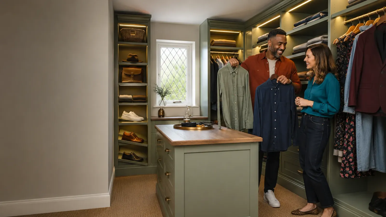Walk-in wardrobes